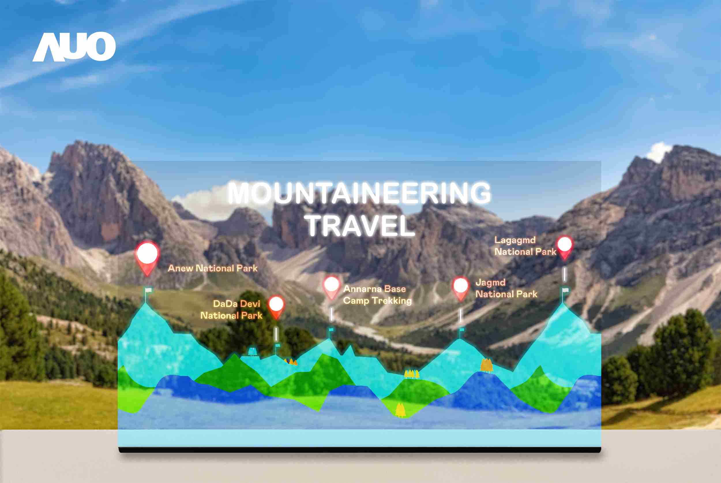 汇旺支付展示全球单片尺寸最大(*)42吋透明Micro LED显示器拼接而成的〝64吋透明Micro LED显示器〞，，具备高透明度、、、、1,000 nits高亮度、、广色域、、采用三边无边框的无缝拼接等多重特色，，，，呈现超高清、、、、细腻画质而不遮挡后方视觉，，，，满足层峰需求，，可广泛运用于零售、、艺术展览或商业空间等场域